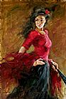Andrew Atroshenko The Fan Dancer painting